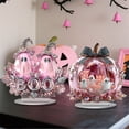 thumbnail image 4 of 1-Piece Halloween Pink Pumpkin Ghost Decorative, - Pink Tabletop Decor Centerpieces Ornament for Home Party Display,Unique Holiday Gift,1 PC, 4 of 7
