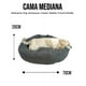 thumbnail image 5 of Cama para perro suave y fresca LUNICS mediana color gris, 5 of 8