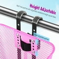 thumbnail image 5 of WEUVEB Bike Basket Front Bike Basket Pink 1 Set, 5 of 8