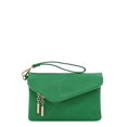 thumbnail image 2 of Bolso de mano Bag FashionPuzzle con forma de sobre, bandolera, verde, 2 of 7