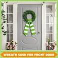 thumbnail image 2 of Dalrosia Wreath Sash for Front Door Wreath Satin Sash Blank Sashes Embroidery Monogram Yard Doorway Indoor Outdoor Wall Ribbon Bow Home Decor, 2 of 5