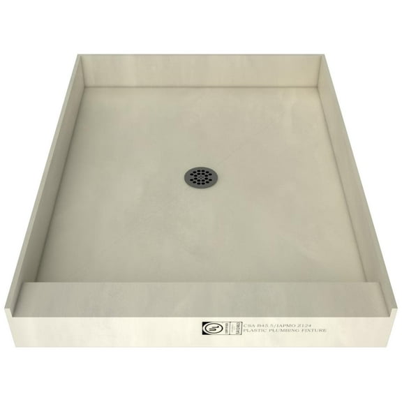 Tile Redi 4837Cpvc Redi Base 37" X 48" Rectangular Shower Base - Nickel