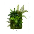 thumbnail image 2 of Nearly Natural 24in. x 16in. Mixed Foliage Artificial Living Wall, 2 of 4