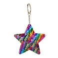 thumbnail image 2 of SPRING PARK Women Sequins Key Ring Star Glitter Rainbow Car Bag Keychain Pendant, 2 of 8