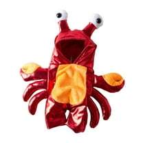 Pet Clothes Funny Halloween Crab for Small and Medium-Sized Dogs and Cats Unique Pet Outfit for Festive Celebrations