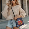 thumbnail image 2 of Yuyamidu 2‑Piece Christmas Women Crossbody Bag & Wallet Accessory Set Snowman Sling Bag & Purse Set for Women, Adjustable Shoulder Strap, Stores Credit Cards & Small Items, 2 of 7