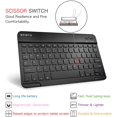 thumbnail image 6 of Fintie Keyboard Case for Samsung Galaxy Tab S8/Tab S7 11 inch (Model SM-X700/X706/T870/T875/T878) with S Pen Holder, Slim Lightweight Stand Cover w/Detachable Wireless Bluetooth Keyboard, Gray, 6 of 9