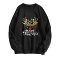 thumbnail image 5 of Shadoumai Christmas Chicken Graphic Sweatshirts For Women Crew Neck Pullover Cute Xmas Long Sleeve Crewneck Sweatshirt Pullover Tops, 5 of 5