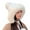 White, variant on Prolriy Winter Hats for Women Ladies Winter Knitted Wool Cap Three Pullover Cap Fleece Warm Ear Hat Womens Hats Beige
