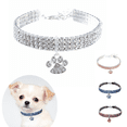 thumbnail image 4 of Collar de diamantes para mascotas, colgante de garra de corazón elástico de diamantes de cristal ajustable Adepaton Collares, 4 of 5