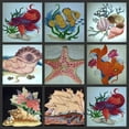 thumbnail image 3 of Starfish Embroidered Iron On/Sew patch [5.5" x4.5"], 3 of 3