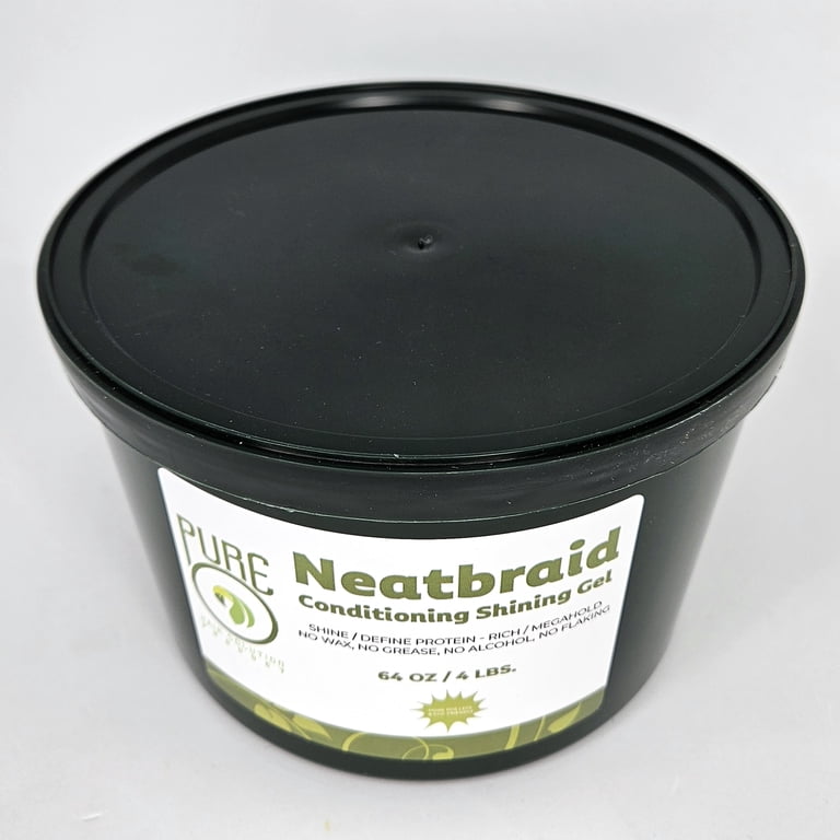 PUREO Neatbraid Conditioning Shining Gel (64oz) - Walmart.com