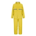 thumbnail image 3 of Hvyesh Men Women Classic Rain Suits Breathable Rain Gear for Waterproof work, Hooded Coats Jacket and Pants, 3 of 8