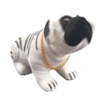 thumbnail image 3 of Decoración para salpicadero de coche con forma de perro que asiente con la cabeza, bonito regalo para amantes de los perros, accesorio para coche. Blanco, 3 of 9