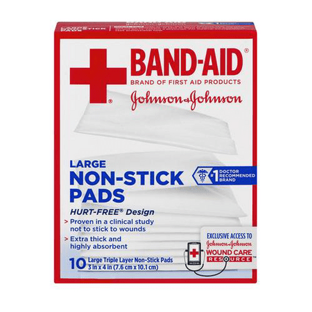 Band-Aid Non-Stick Pads Large (Pack of 48)