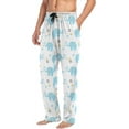thumbnail image 5 of GZHJMY Elephant Men's Pajama Pants, Soft and Comfortable Lounge Sleep Bottoms with Pockets, Men's Sleepwear with Custom Print, X-Large, 5 of 7