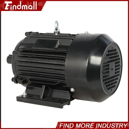 findmall 1800 RPM 5 HP 3 Phase Electric Motor 184T Frame TEFC 230/460V Severe Duty US