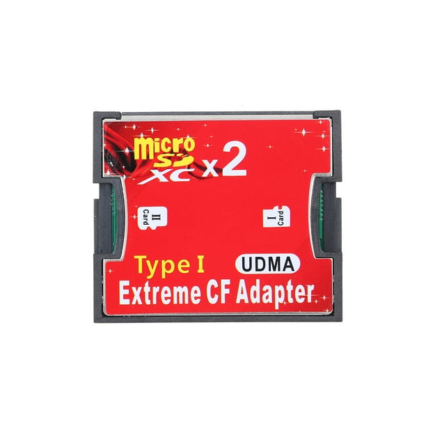 Wd Dual Tf To Cf Adapter Card Dual Micro Sd To Cf Converter Support Sdxc 2tb High Speed Card Cover Walmart Com Walmart Com