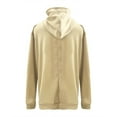 thumbnail image 5 of Baberdicy Zip up Hoodie Women, Women's Cute Hoodies Teen Girl Fall Jacket Oversized Sweatshirts Casual Clothes Zip up Hoodie with Pocket Essentials Hoodie Beige, 5 of 5