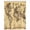 Beige Dark Yellow Dark Brown, variant on Beige Map Waterproof Fabric Shower Curtain,Retro Farmhouse Abstract Illustration Art Waterproof Fabric Shower Curtain for Bathroom Curtains Bathtubs Hotel Shower Curtains with 12 Hooks Small 36x72in