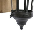 thumbnail image 6 of DecMode 5.5"W, 15"H Metal Industrial Candle Wall Sconce, Black, 1 - Piece, 6 of 10
