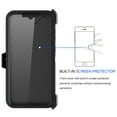 thumbnail image 5 of For Samsung Galaxy A36 5G Case with Built-in Screen Protector and Holster Belt Clip, Military Grade Protection Shockproof Heavy Duty Rugged Kickstand Phone Cover for Galaxy A36 5G Case - Black, 5 of 10