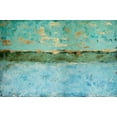thumbnail image 2 of Holzner, Renate 24x17 Black Ornate Wood Framed with Double Matting Museum Art Print Titled - Golden Horizon, 2 of 4