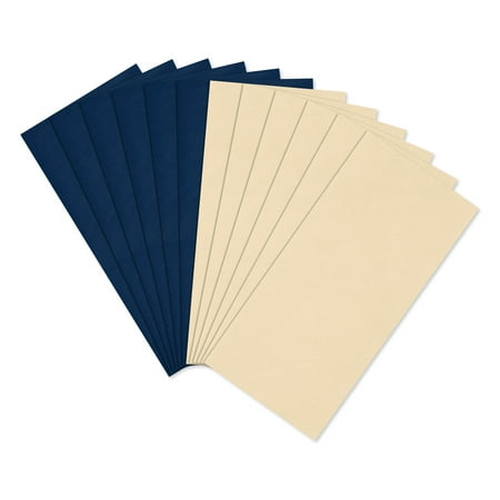 American Greetings 20 in. x 20 in. Father's Day Multicolor Tissue Paper Pack, Blue and Cream (12-Sheets)