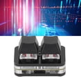 thumbnail image 1 of Mini USB Mechanical Keypad, 2 Keys Red Switch Keyboard for Rhythm Games, Copy Paste Function with Shortcut Keys, Easy to Program, Instruction Saving, 1 of 7
