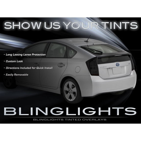 For Toyota Prius Tinted Smoked Protection Overlays Film for Taillamps Taillights Tail Lamps Lights