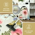 thumbnail image 6 of GUUCHA Floral Area Rug for Bedroom Soft Rugs Non Slip Carpet Vintage Rug,6'x9',Beige/H19, 6 of 8