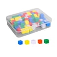 thumbnail image 1 of Juego de 100 cubos de centímetros para clasificar colores, juguetes manipulativos de educación temprana, cubos de conteo matemático, bloques de 1 cm, 1 of 8