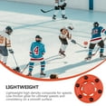 thumbnail image 3 of HORIALENCE 3 Pcs Balles de Hockey de Rue en Vrac PVC Rouge Faible Friction Glisse pour Équipes, 3 of 5