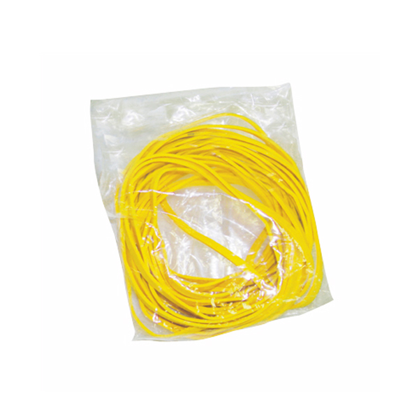 Yellow rubber bands, latexfree, 25 each