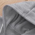 thumbnail image 6 of Xudanell Toddler Jacket Hoodie Sweatshirt Solid Color Zip Up Hoodie Top Kids Girls Boys Long Sleeve Coat Outwear (Grey,5-6 Years), 6 of 6