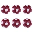 thumbnail image 2 of Futbolín de fútbol de mesa Sunnimix 36mm plástico rojo oscuro, 2 of 7