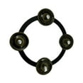 thumbnail image 4 of Cymbal Hi Hat Tambourine Single fila multipropósito para tambor de tambor Sonido brillante con campanas para un conjunto de niños para adultos KTV KTV negro, 4 of 8