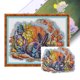 thumbnail image 1 of Hilo Algodón Ecológico Bordado Parcial 14CT Punto Cruz Conejo Otoñal 36x30cm, 1 of 9