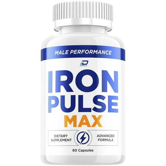 Iron Pulse Max for Men Capsules – IronPulse Max Vitamin Complex Pills, 1 Pack, 60 Capsules