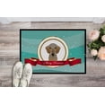 thumbnail image 2 of Carolines Treasures BB1543MAT Wirehaired Dachshund Merry Christmas Indoor & Outdoor Mat- 18 x 27 in., 2 of 4