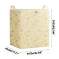 thumbnail image 4 of Non-woven Zipper Storage Bag Moving Quilt Storage Basket Travel Large-capacity Clothing Storage Bag Mothers Day Gifts Teacher Appreciation Gifts House, 4 of 8