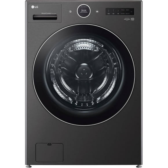LG 5 cu. ft. Black Steel Electric All-in-One Washer Dryer Combo