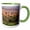 Green/White, variant on 3drose, Morocco. the Oasis Behind the Village of Tinerhir., 11oz Mug