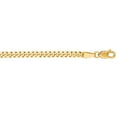 thumbnail image 3 of Floreo 14k Yellow Gold 3.6mm Solid Gourmette Chain Necklace, 3 of 3