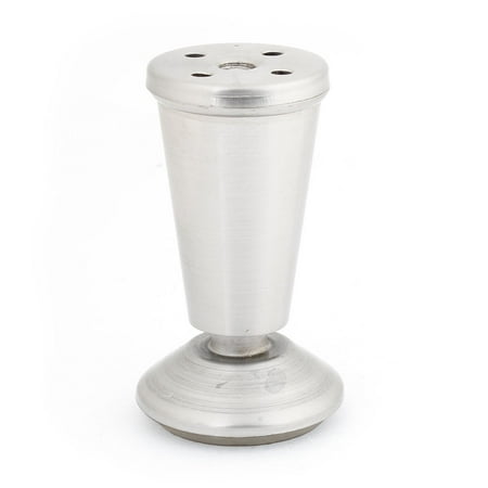 Wardrobe Base - Unique Bargains Cupboard Wardrobe Silver Tone Funnel Shape Base Metal Cabinet Foot 3.9