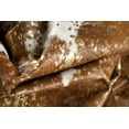 thumbnail image 3 of Natural Scotland Cowhide Rug | Chocolate & gold | 5'x7', 3 of 3