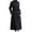 Black, variant on BangWanChi Black Dresses for Women Women's Spring and Summer Round-Neck Sequin Dress Short Sleeves Large Dress