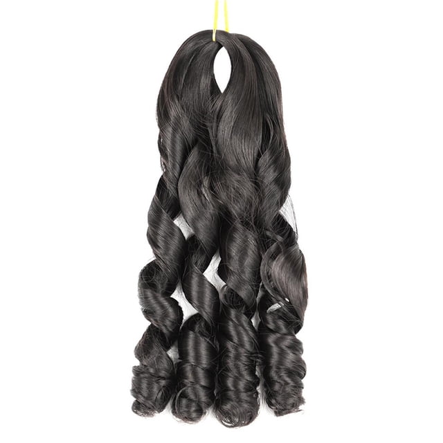 Wig Large Curl Wig Big Wave Braid Wig Hair Receiving Bundle Double Extensions, wig for Women