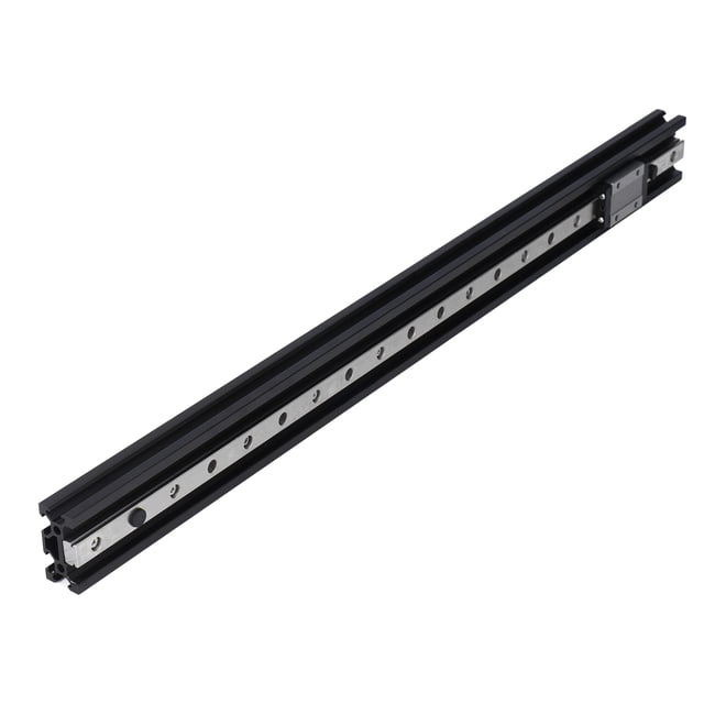 Riel Lineal De Extrusión 12H ANGGREK Tipo 2040 V Perfil De Aluminio Negro 500 Mm