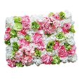 thumbnail image 2 of simhoa Artificial Flower Panel Rose Hydrangea Wall Bouquet Wedding Party Backdrop Green, 2 of 7